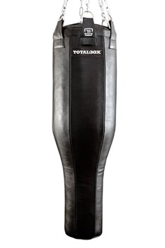 Мешок боксерский набивной Гильза малая TOTALBOX кожа 35*120-45 черн - фото 85210