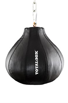 Груша боксерская набивная Шар на крючке TOTALBOX кожа - фото 85496