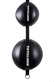 Груша боксерская пневматическая Двойная на растяжках TOTALBOX, кожа - фото 85498