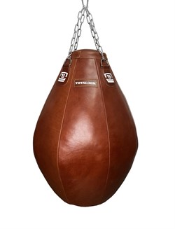 Груша боксерская набивная Бочка большая TOTALBOX кожа 20/65*100-50 черн - фото 85534