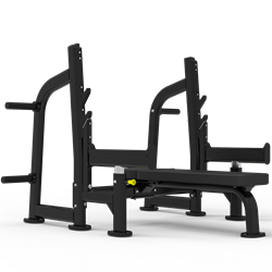 Impulse ITF8202+ITF8202OPT олимпийская горизонтальная скамья для жима со страховочными упорами - фото 86731