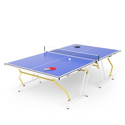 Теннисный стол UNIX Line для помещений Simple Indoor 12 мм MDF синий - фото 88010