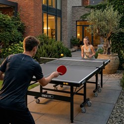 Всепогодный теннисный стол UNIX Line для улицы Extra Outdoor 6 мм ACP, черный - фото 88124