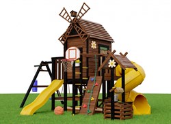 Детская площадка Markvel Мельница Marvill 4 + игровой колодец Reverso - фото 94447