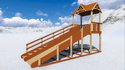 Зимняя горка Markvel Норд 2 - фото 94617