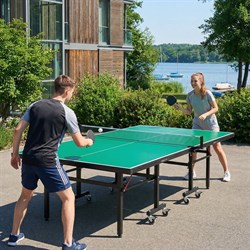 Всепогодный теннисный стол UNIX Line для улицы outdoor 14 мм SMC, зеленый - Выставочный образец - фото 99647