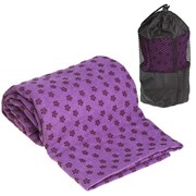 C28849-2 Полотенце для Йоги 183х63 (фиолетовое) с сумкой для переноски