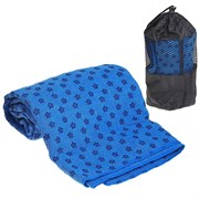 C28849-3 Полотенце для Йоги 183х63 (синее) с сумкой для переноски