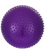 Мяч гимнастический массажный GB-301 55 см, антивзрыв, фиолетовый