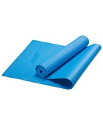 Коврик для йоги FM-101, PVC, 173x61x0,8 см, синий