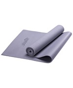 Коврик для йоги FM-101, PVC, 173x61x1,0 см, серый