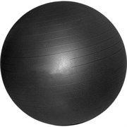 D26125 Мяч гимнастический 55см (черный) "Gym Ball" Anti-Burst (Вес: 800гр)