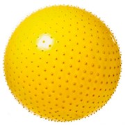 FBM-55-1 Мяч гимнастический Anti-Burst массажный 55 см (желтый)