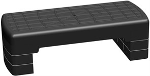 Степ-платформа 68 х 28 см 3-х уров. черная