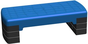 Степплатформа 68 х 28 см 3-х уровневая синяя