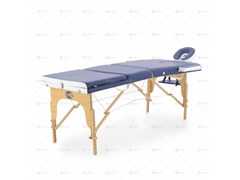 Массажный стол складной деревянный Med-Mos JF-AY01 3-х секционный (светлая рама)