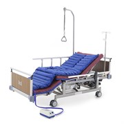 Кровать электрическая Med-Mos DB-11А (МЕ-5248Н-01) Алюм. с боковым переворачиванием, туалетным устройством и функцией «кардиокресло»