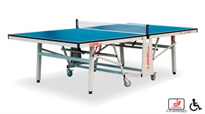 Теннисный стол складной для помещений K-2023 ITTF Indoor (274 Х 152.5 Х 76 см ) с сеткой