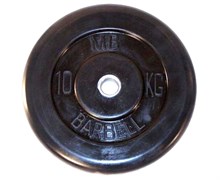 Диск обрезиненный BARBELL MB (металлическая втулка) 10 кг / диаметр 26 мм