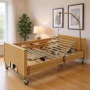 Кровать электрическая Med-Mos YG-1 (ЛДСП светлое дерево) ширина ложемента 120 см Кровать электрическая Med-Mos YG-1 (ЛДСП светлое дерево) ширина ложемента 120 см