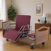 Кровать электрическая MED-MOS DB-2B с поворотным креслом в левую сторону (коричневый) Кровать электрическая MED-MOS DB-2B с поворотным креслом в левую сторону (коричневый)