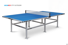 Стол теннисный Start Line City Всепогодный с сеткой Синий