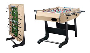 Игровой стол - футбол складной "Maccabi Mini" (121 x 61 x 81 см, светлый)