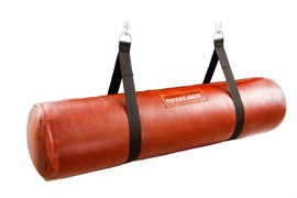 Мешок боксерский набивной Горизонтальный TOTALBOX кожа 30*120-40 корич