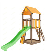 Детская площадка IgraGrad Панда Фани Tower скалодром