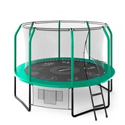 Батут UNIX Line Премиальный с играми / Supreme Game 10 ft (305 см) зеленый