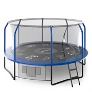 Батут UNIX Line Премиальный с играми / Supreme Game 14 ft (427 см) синий