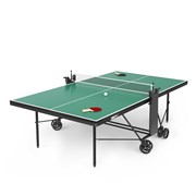 Теннисный стол UNIX Line для помещений компактный / Compact indoor 18 мм MDF зеленый