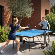 Теннисный стол UNIX Line для улицы компактный / Compact Outdoor 6 мм ACP, синий
