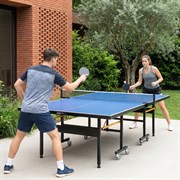 Всепогодный теннисный стол UNIX Line для улицы outdoor 6 мм, синий