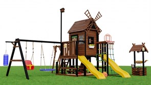 Детская площадка Markvel Мельница Marvill 3 + игровой колодец Reverso