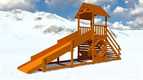 Заливная горка Markvel Зима люкс