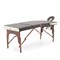 Массажный стол складной деревянный Med-Mos JF-AY01 3-х секционный (темная рама) - фото 22230