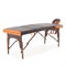 Массажный стол складной деревянный Med-Mos JF-AY01 3-х секционный (темная рама) - фото 22231