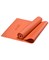 Коврик для йоги FM-101, PVC, 173x61x0,4 см, оранжевый - фото 26793