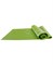 Коврик для йоги FM-102, PVC, 173x61x0,4 см, с рисунком, зеленый - фото 26815