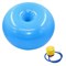 B32238 Мяч для фитнеса с насосом фитбол-пончик 50 см (голубой) - фото 26870