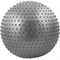 FBM-55-7 Мяч гимнастический Anti-Burst массажный 55 см (серый) - фото 26954