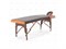 Массажный стол складной деревянный Med-Mos JF-AY01 2-х секционный (темная рама) - фото 32963