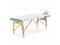 Массажный стол складной деревянный Med-Mos JF-AY01 2-х секционный (светлая рама) - фото 32965