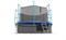 Батут EVO JUMP Internal 12ft Blue + Lower net  с внутренней сеткой и лестницей диаметр 12ft синий + нижняя сеть - фото 34554