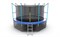 Батут EVO JUMP Internal 12ft Blue + Lower net  с внутренней сеткой и лестницей диаметр 12ft синий + нижняя сеть - фото 34555