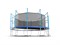 Батут EVO JUMP Internal 16ft Blue с внутренней сеткой и лестницей диаметр 16ft синий - фото 34592