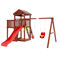 Детская игровая площадка IgraGrad Панда Фани с балконом и сеткой - фото 34755