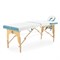 Массажный стол складной деревянный Med-Mos JF-AY01 3-х секционный (светлая рама) - фото 34963