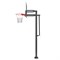 Баскетбольная стойка стационарная UNIX Line B-Stand-PC 54x32 R45 H230-305 см - фото 62024
